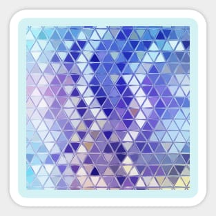 Purple Stained Glass Window Sticker